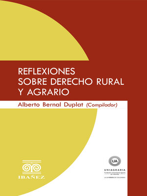 cover image of Reflexiones sobre derecho rural y agrario
